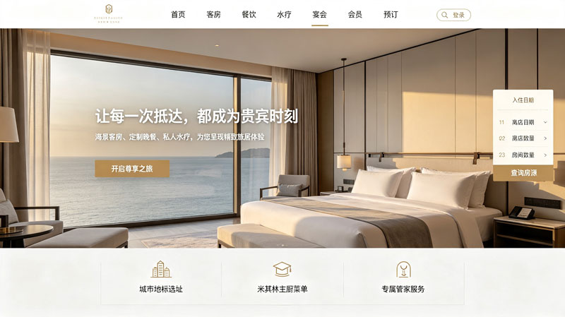 精品设计酒店官网定制