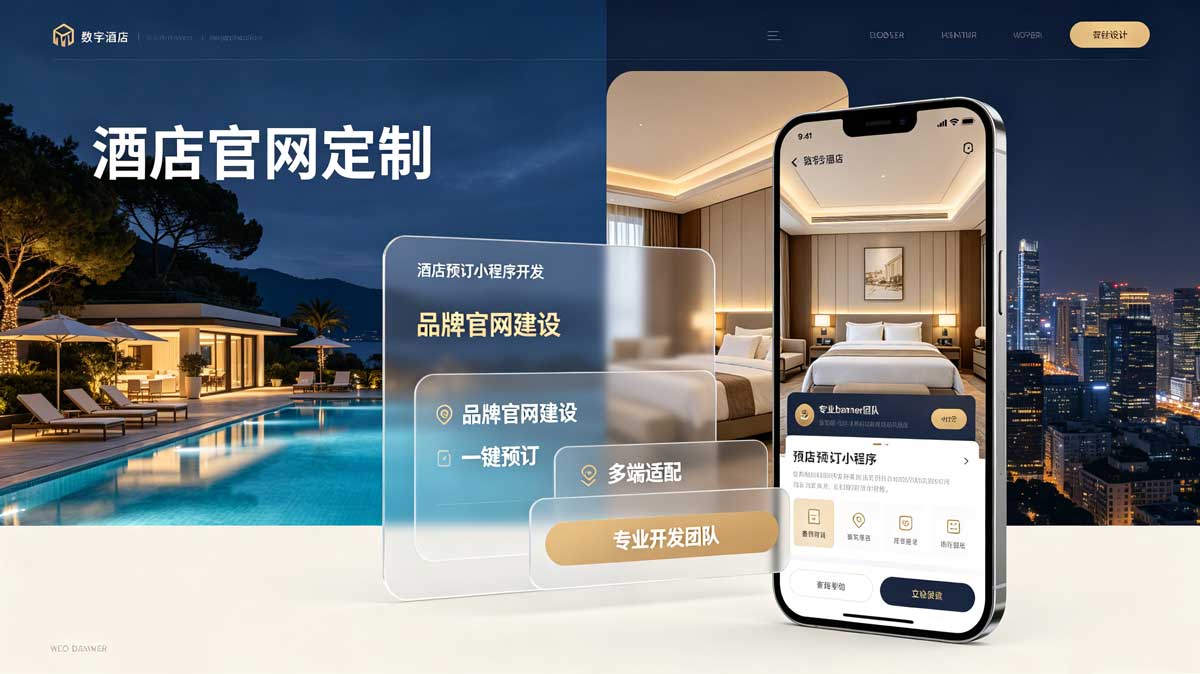 酒店预订网站开发与直销系统架构