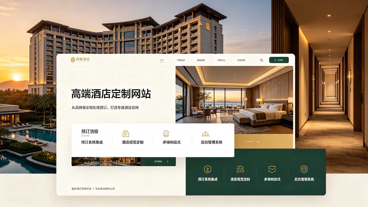 星级酒店网站制作与预订系统核心