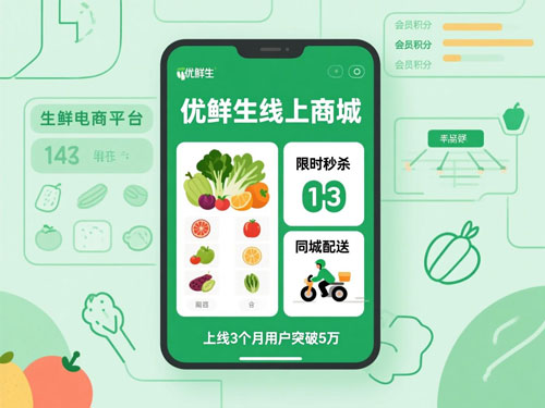 微信小程序定制开发案例-电商小程序界面