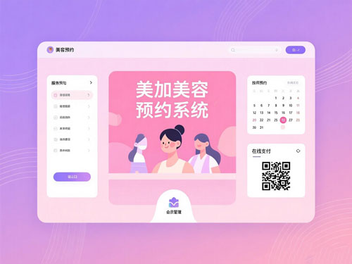 微信小程序定制开发案例-美容预约小程序