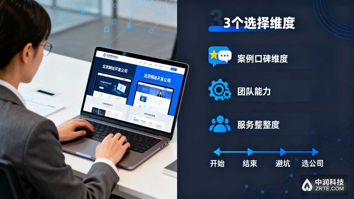 北京网站开发公司选择维度分析