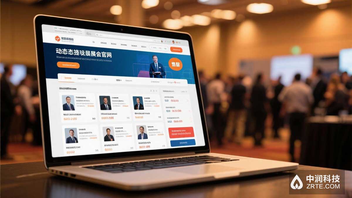 会展公司官网核心功能模块架构图