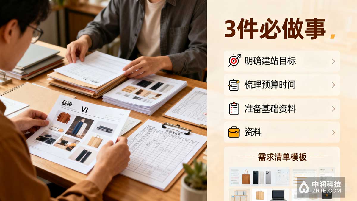 企业建网站前准备资料清单