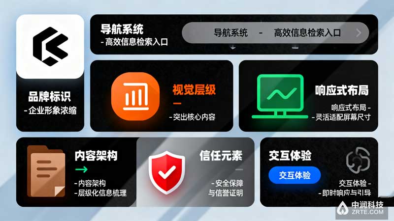 企业官网设计关键要素图解 | 中润科技北京天津案例