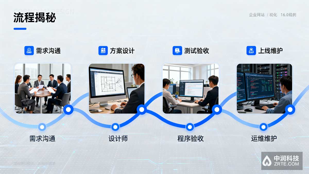 企业网站开发流程图解