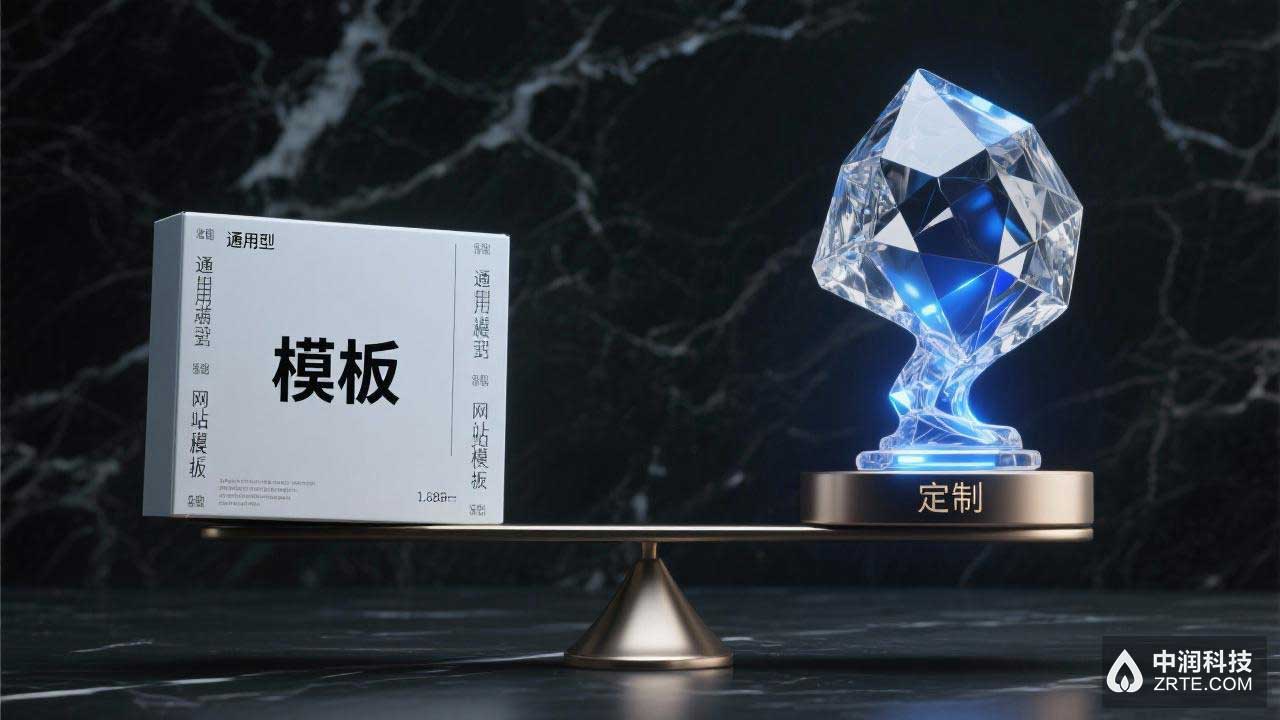 公司网页制作与定制开发对比分析图