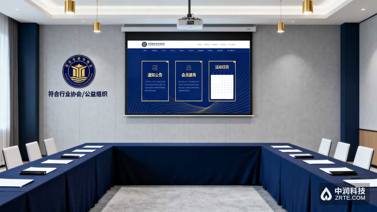 协会官网功能模块设计