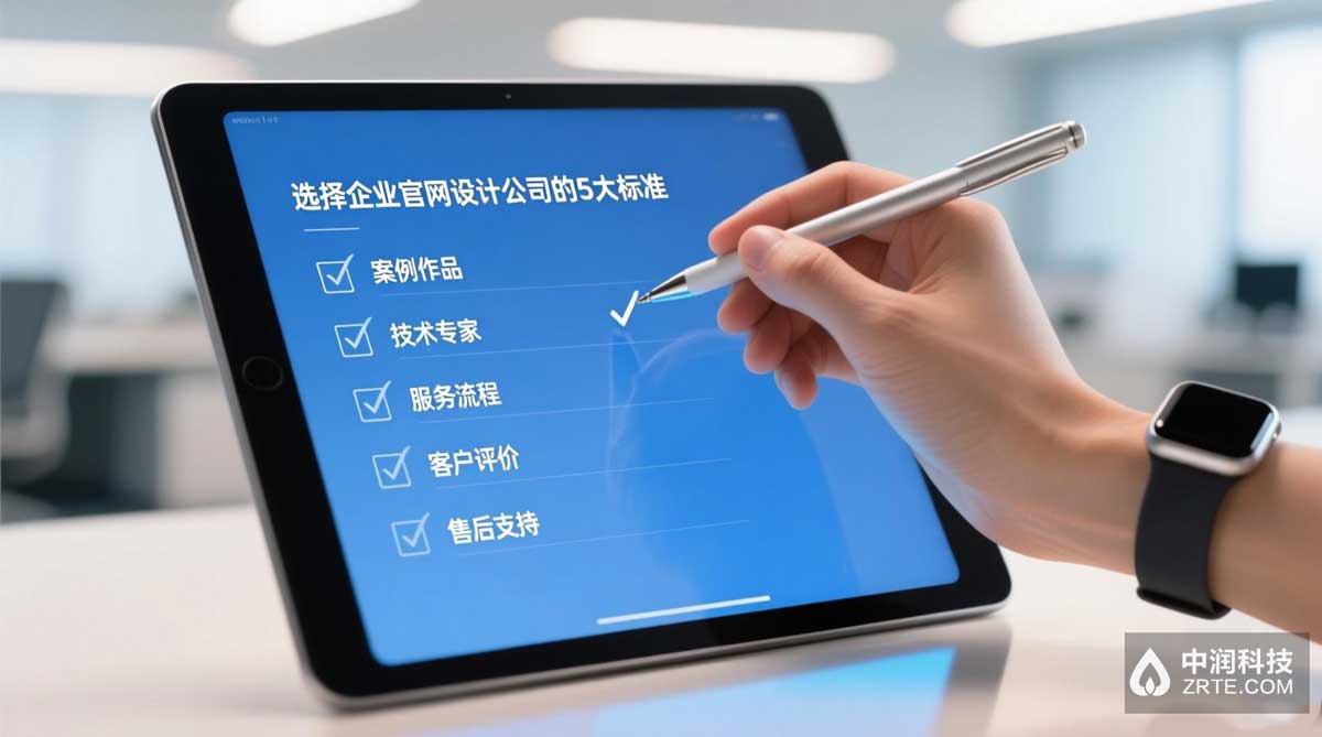 选择企业官网设计公司的5大标准评估框架