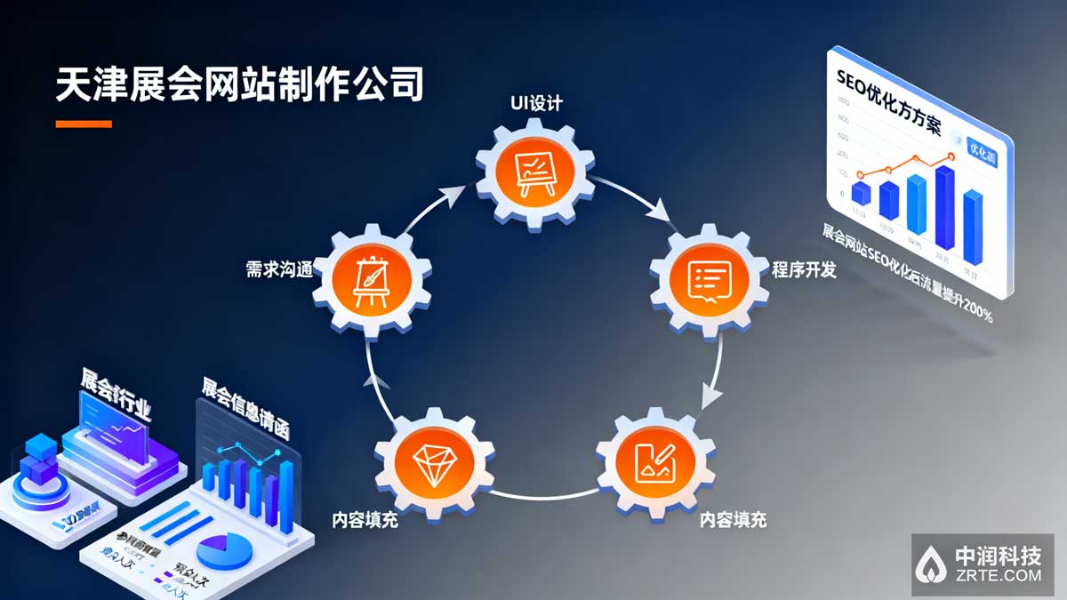 天津展会网站制作公司 - 快速交付流程与SEO优化方案展示